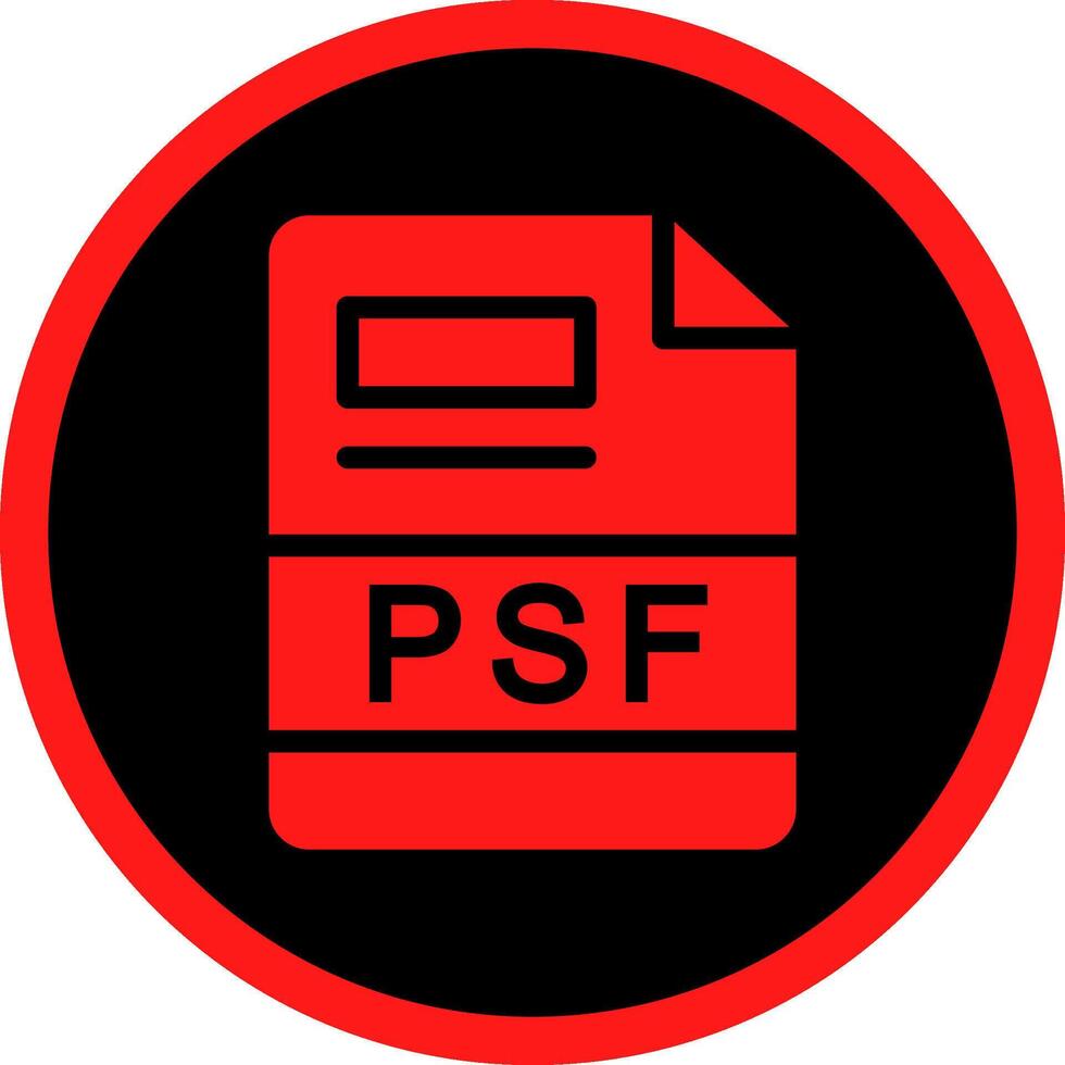 PSF Creative Icon Design vector