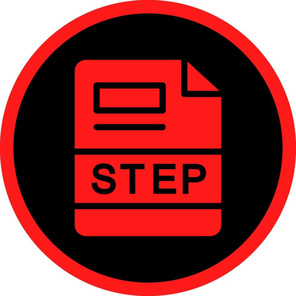 STEP Creative Icon Design vector