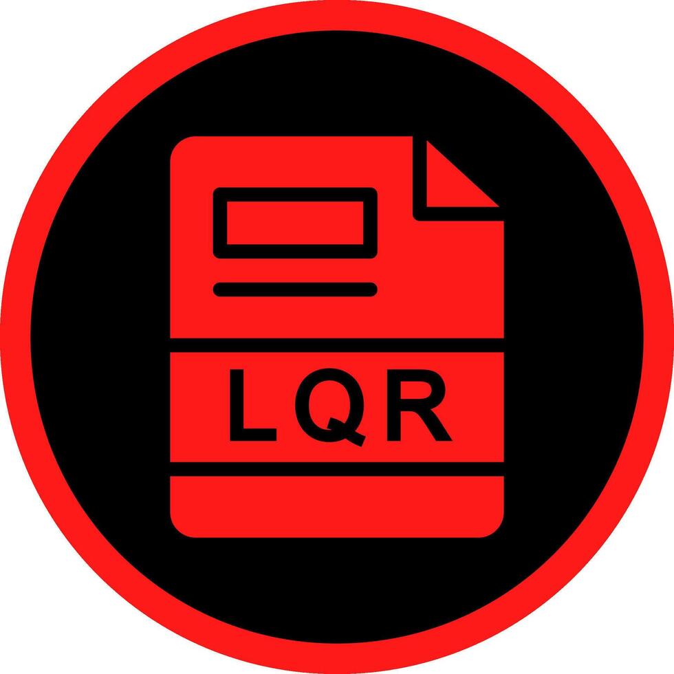 LQR Creative Icon Design vector