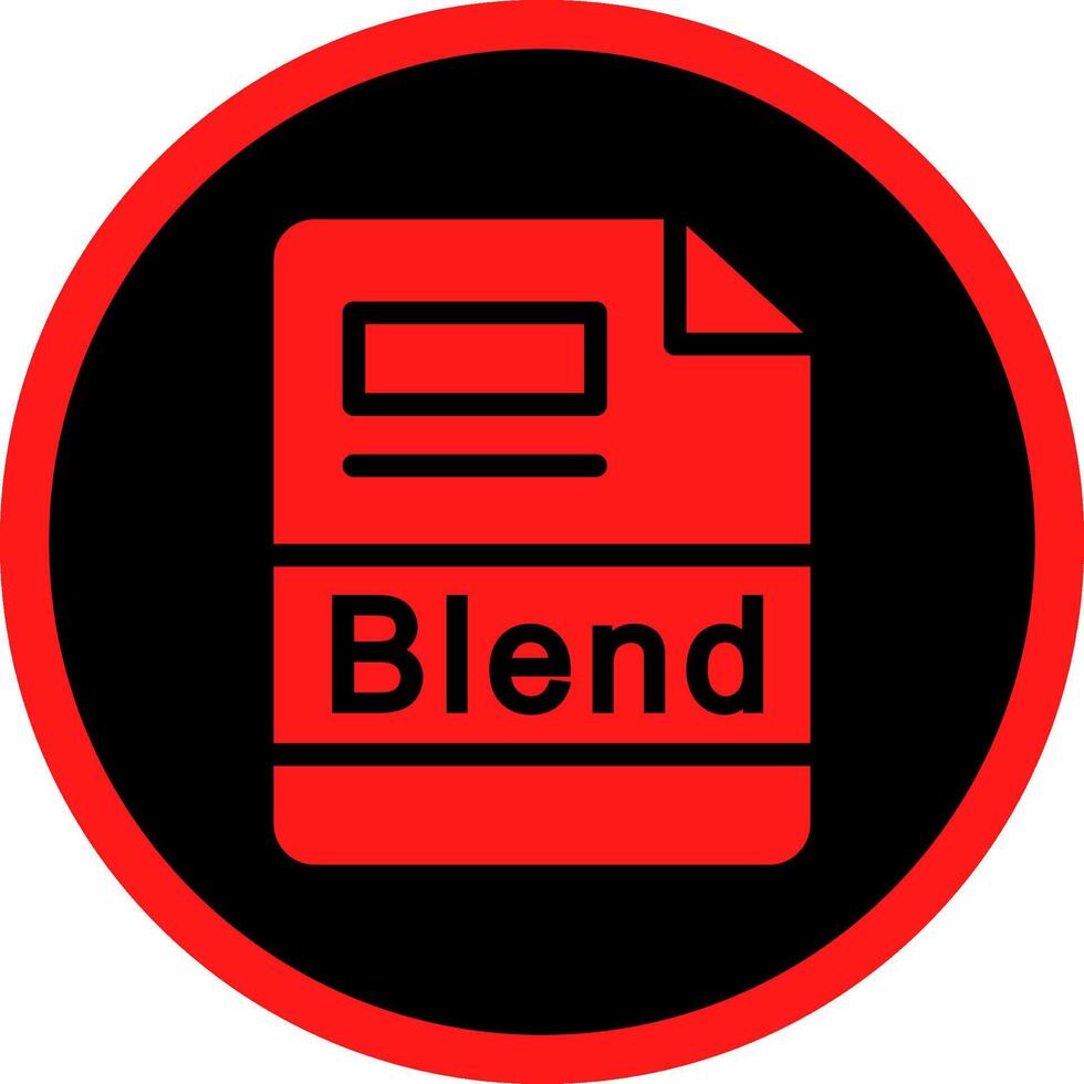 Blend Creative Icon Design vector
