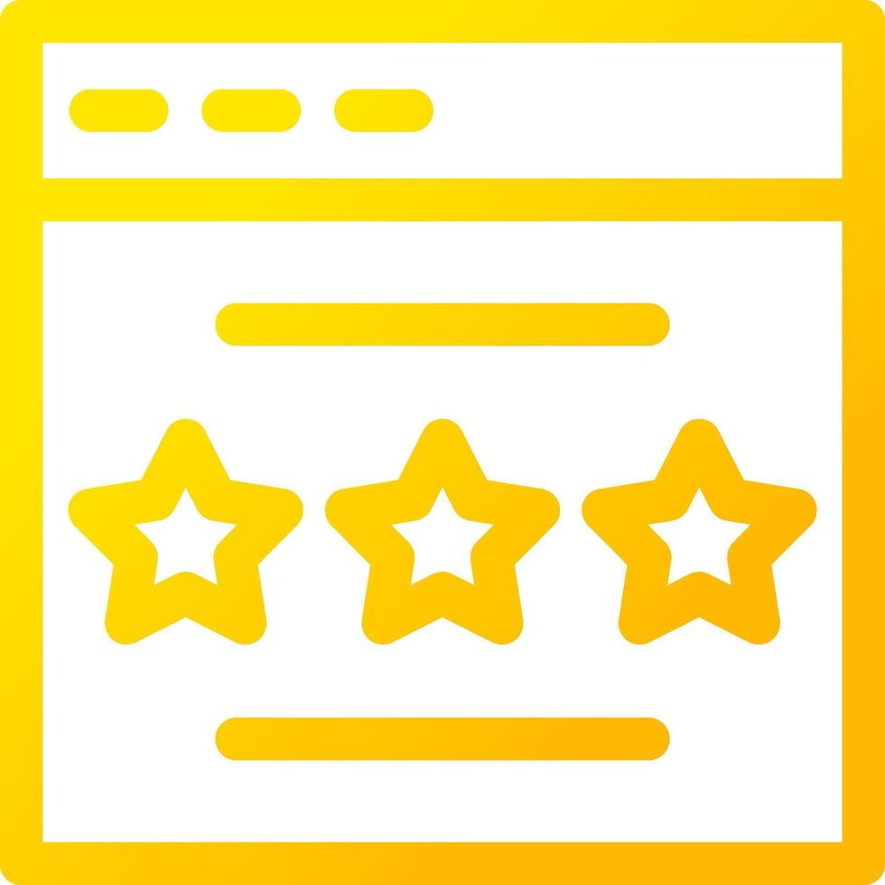 Rating Creative Icon Design vector