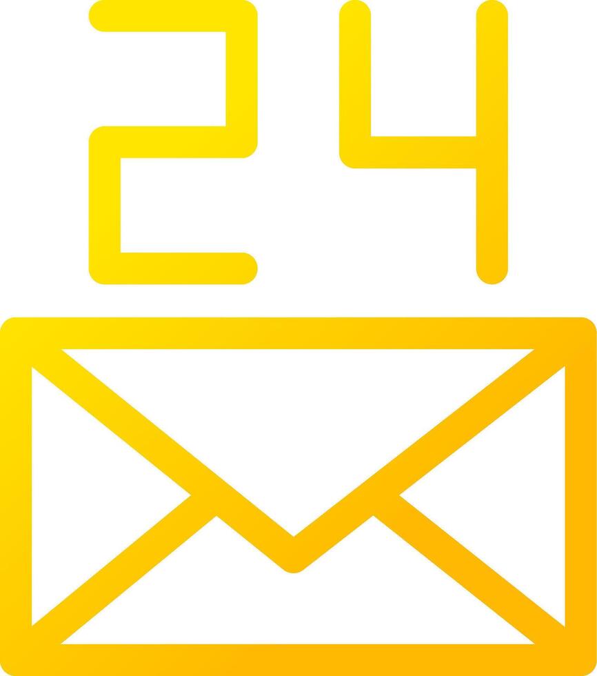 diseño de icono creativo de correo vector