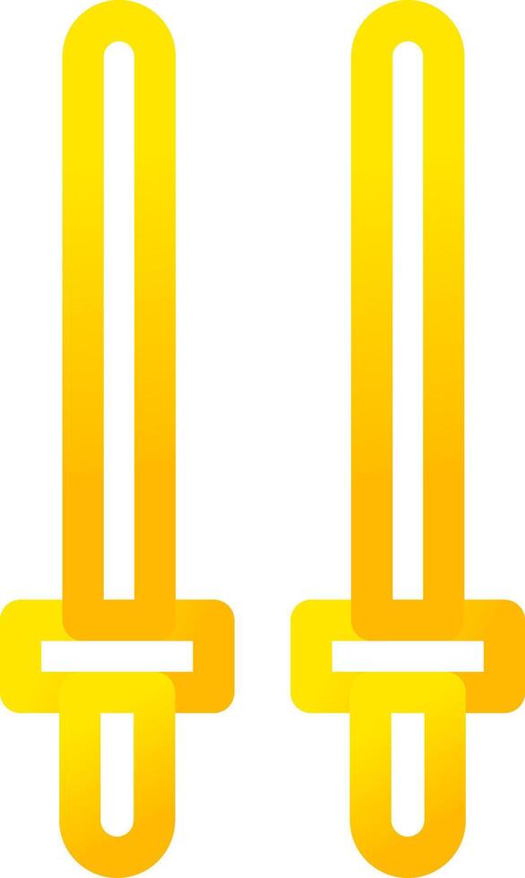 Fencing Creative Icon Design vector