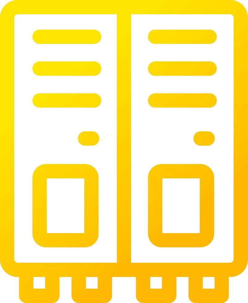 Lockers Creative Icon Design vector
