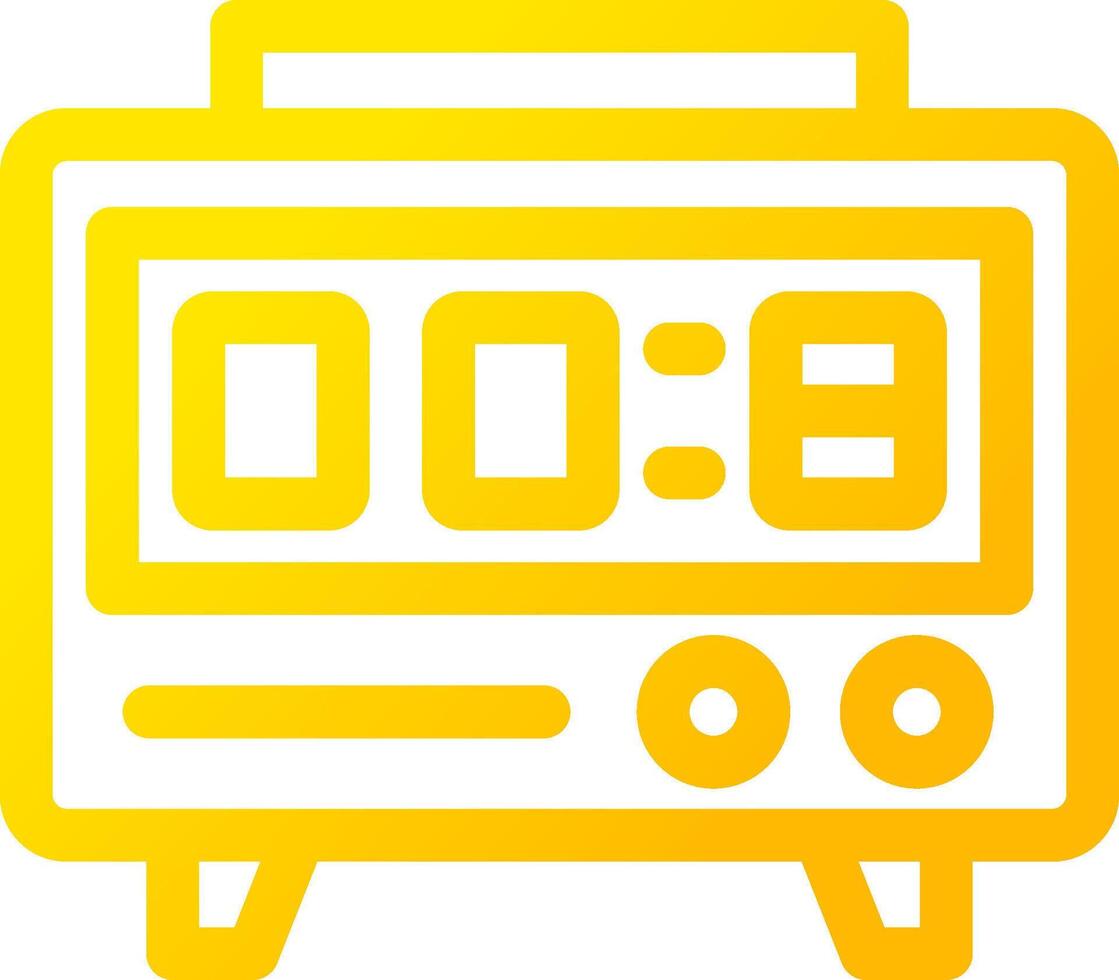 Digital Stopwatch Creative Icon Design vector