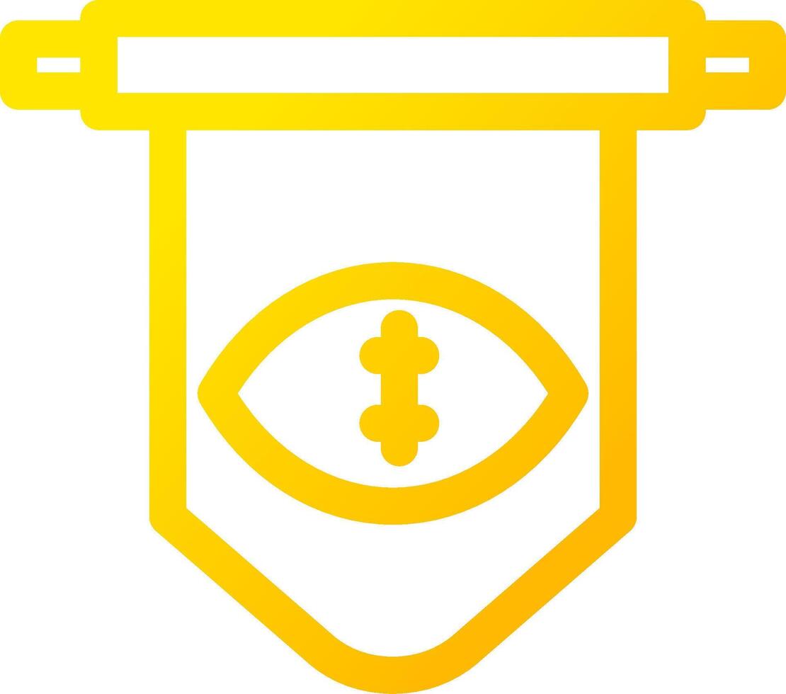 Pennant Creative Icon Design vector