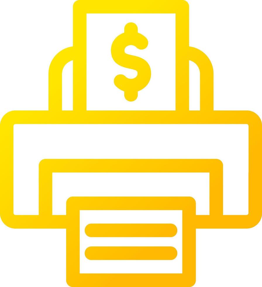 Printer Creative Icon Design vector