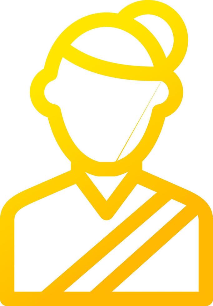 Gymnast Creative Icon Design vector