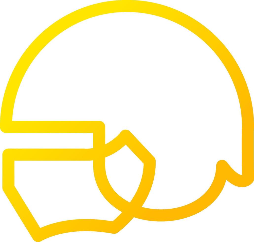 Helmet Creative Icon Design vector