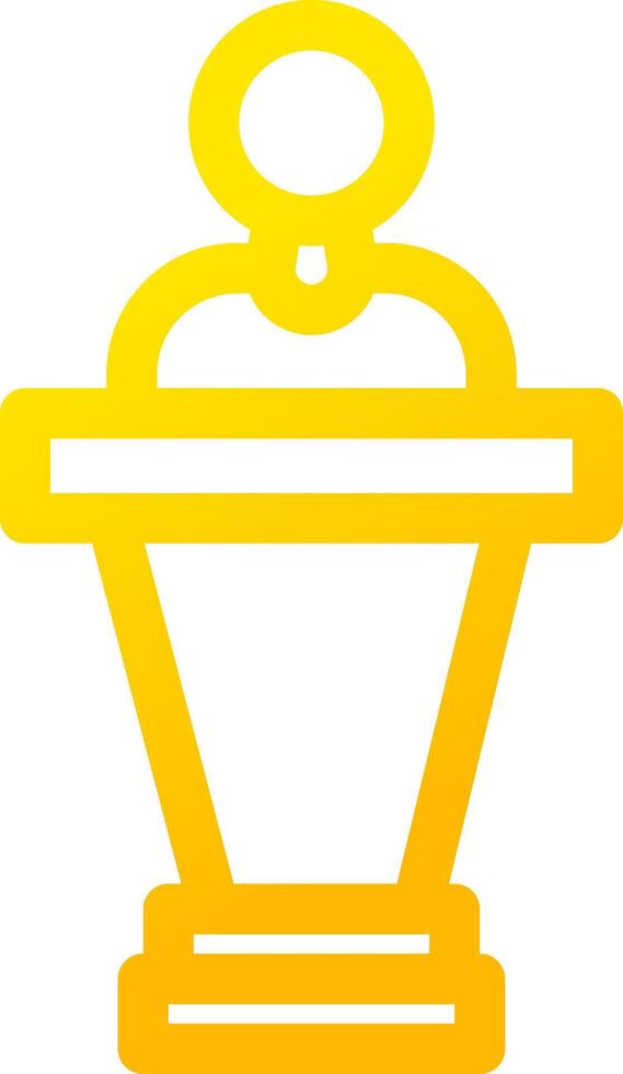 Politician Creative Icon Design vector