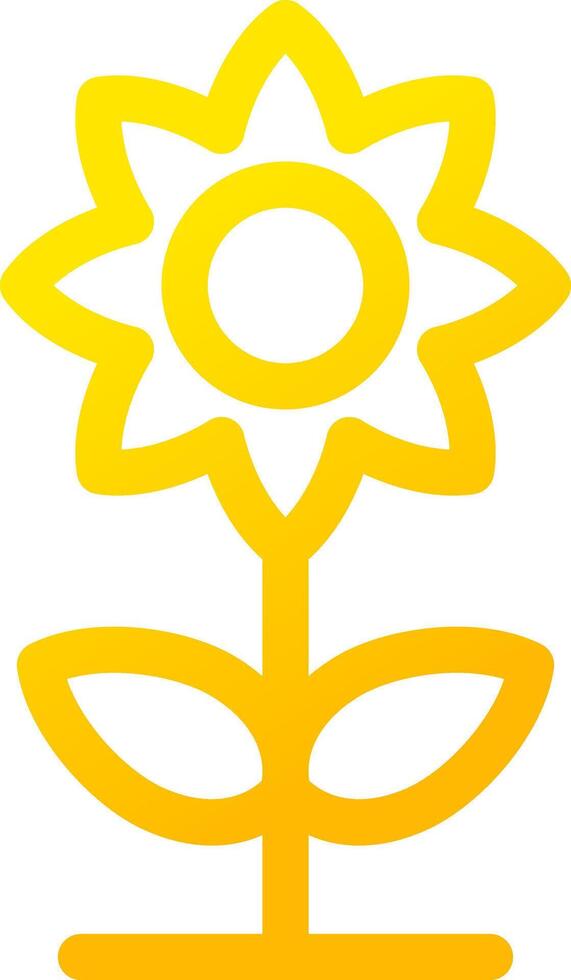 Sunflower Creative Icon Design vector