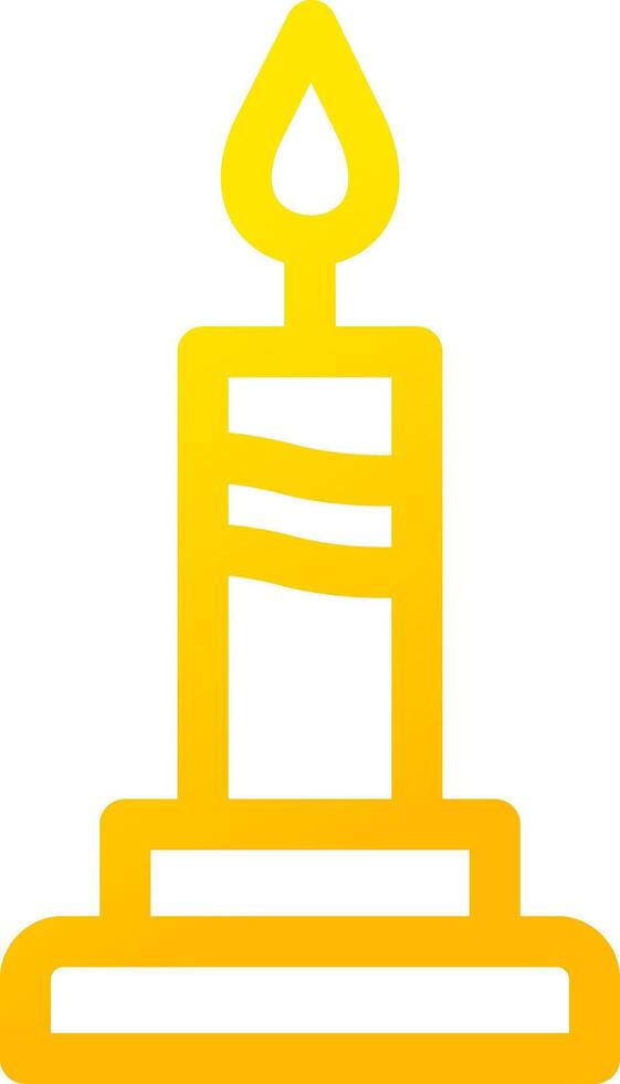 Candle Creative Icon Design vector