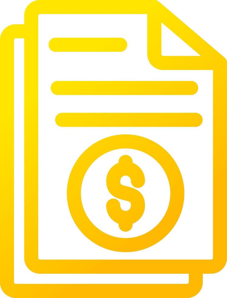 Bill Creative Icon Design vector