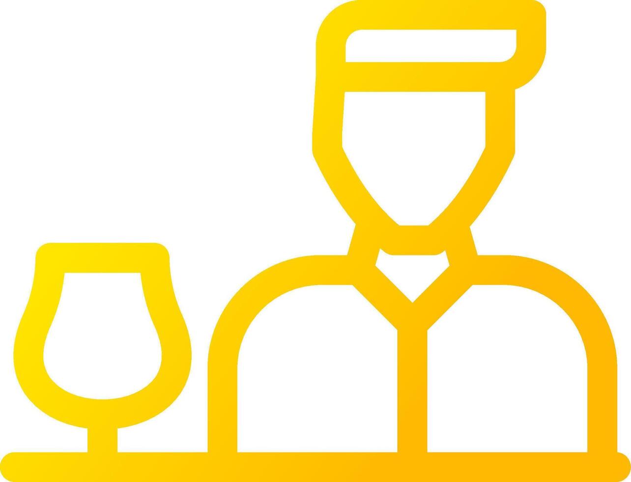 Bartender Creative Icon Design vector