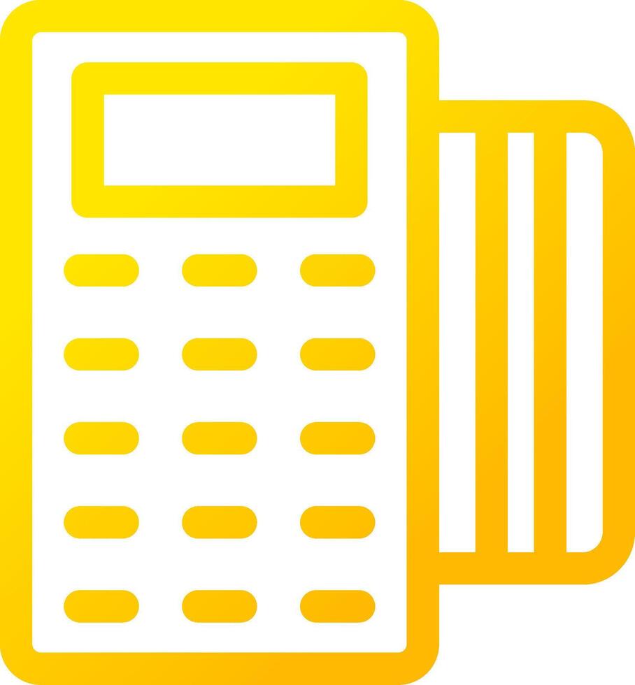 Pos Terminal Creative Icon Design vector