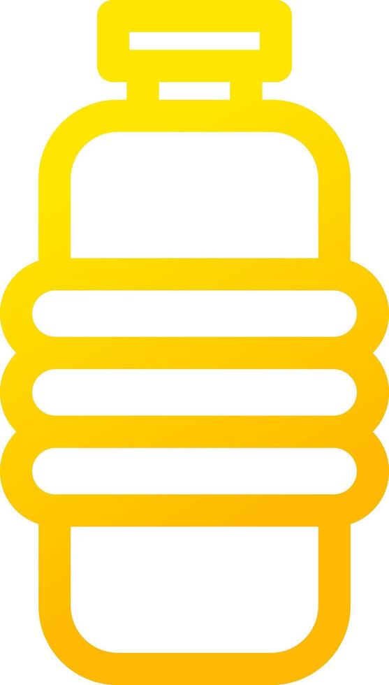 Water Bottle Creative Icon Design vector