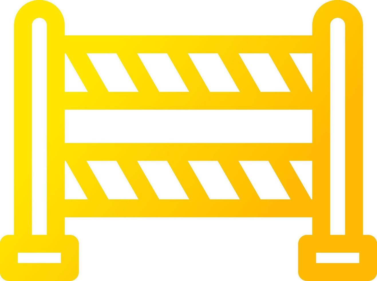 Road Blockade Creative Icon Design vector