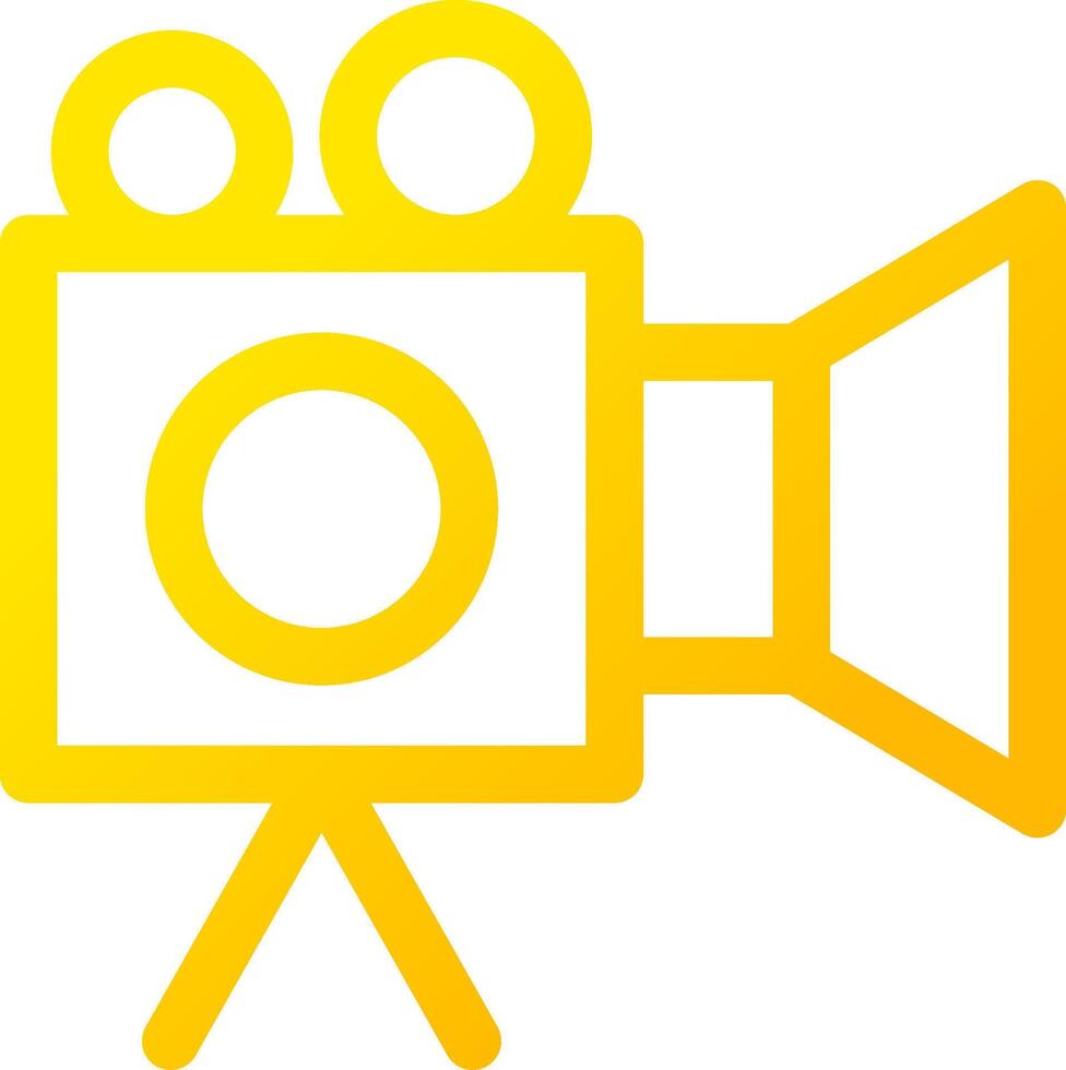 Video Camera Creative Icon Design vector