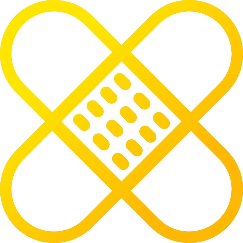 Band Aid Creative Icon Design vector
