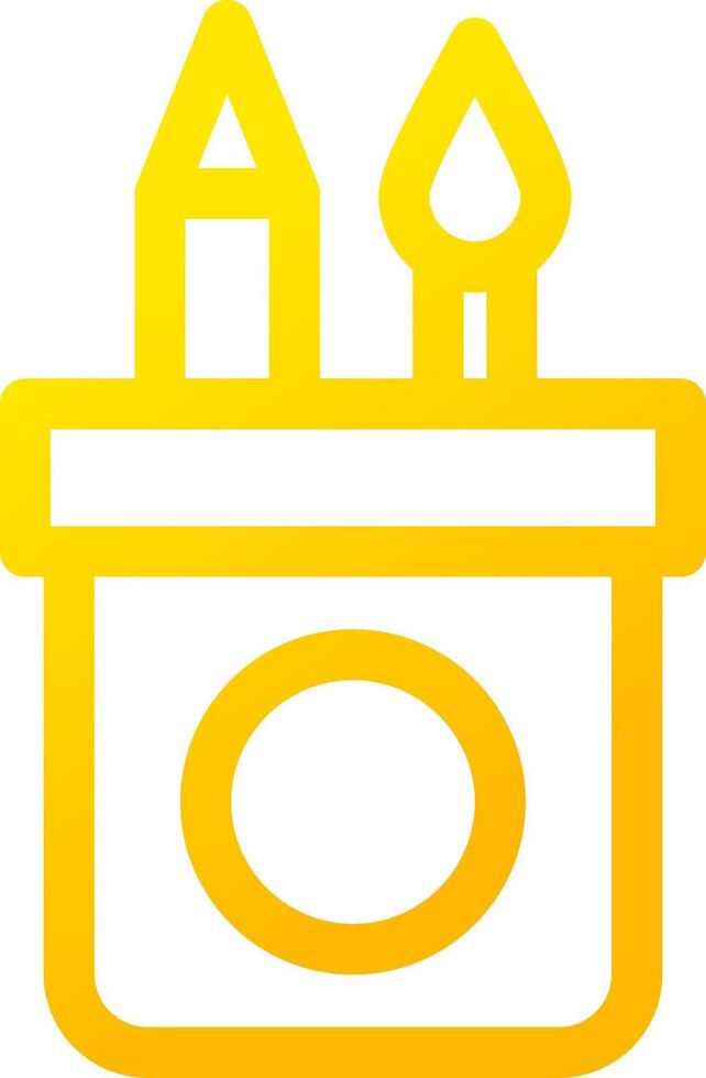 Pencil Case Creative Icon Design vector