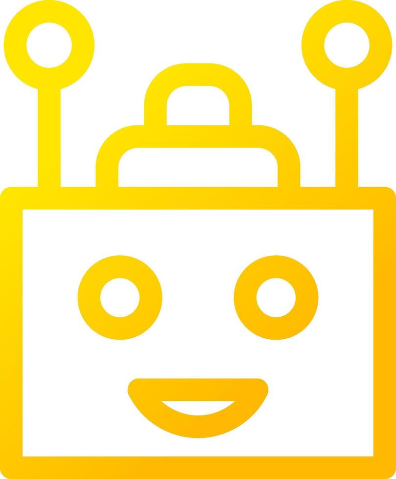 Chatbot Creative Icon Design vector