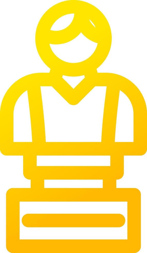 Sculpture Creative Icon Design vector