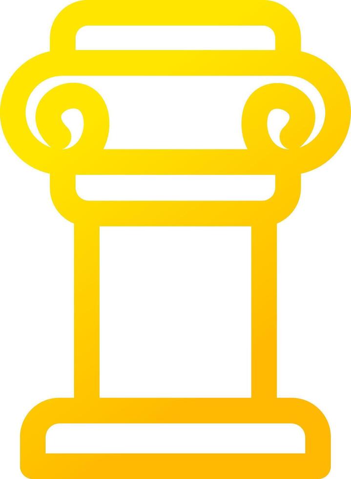 Pillar Creative Icon Design vector
