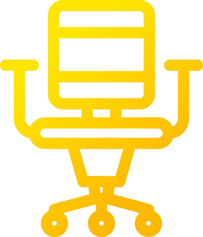 Office Chair Creative Icon Design vector