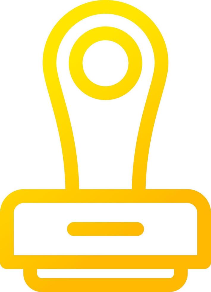 Stamp Creative Icon Design vector