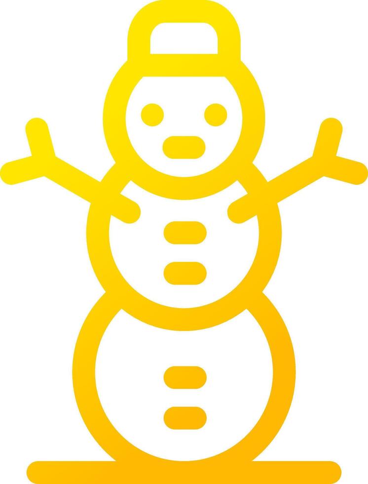 diseño de icono creativo de muñeco de nieve vector