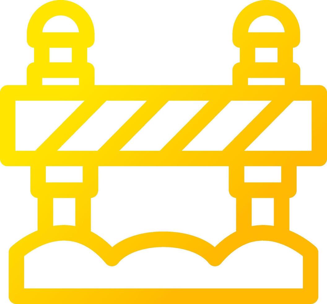 Road Block Creative Icon Design vector