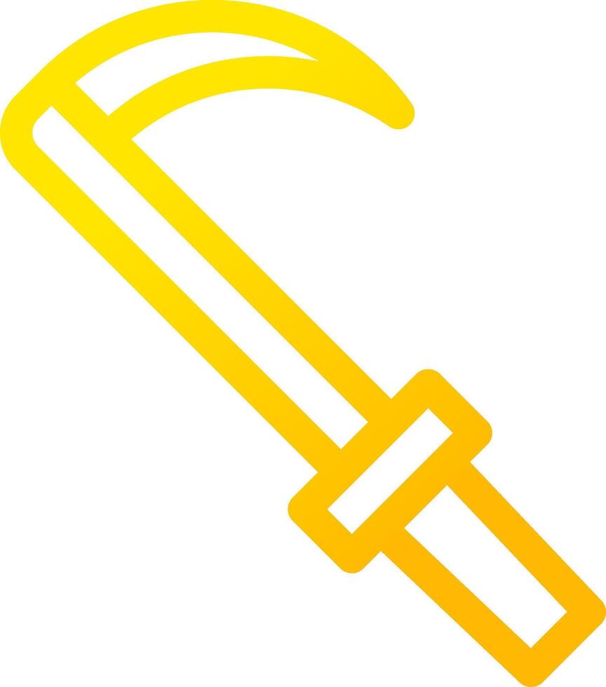 Scythe Creative Icon Design vector
