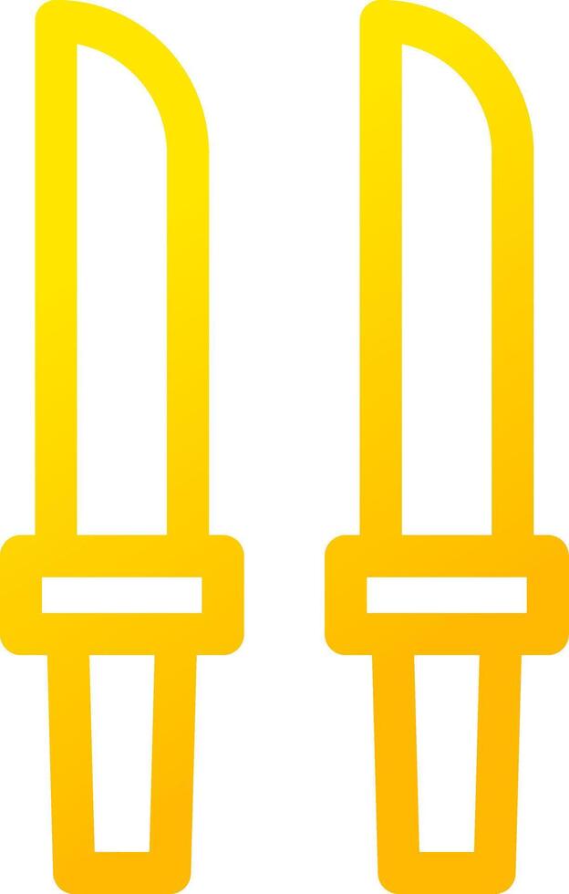 Katana Creative Icon Design vector