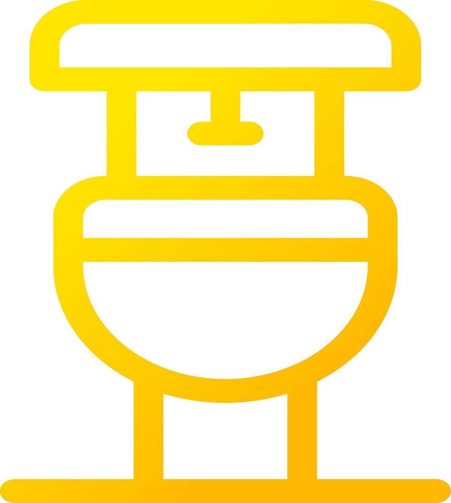 Toilet Creative Icon Design vector