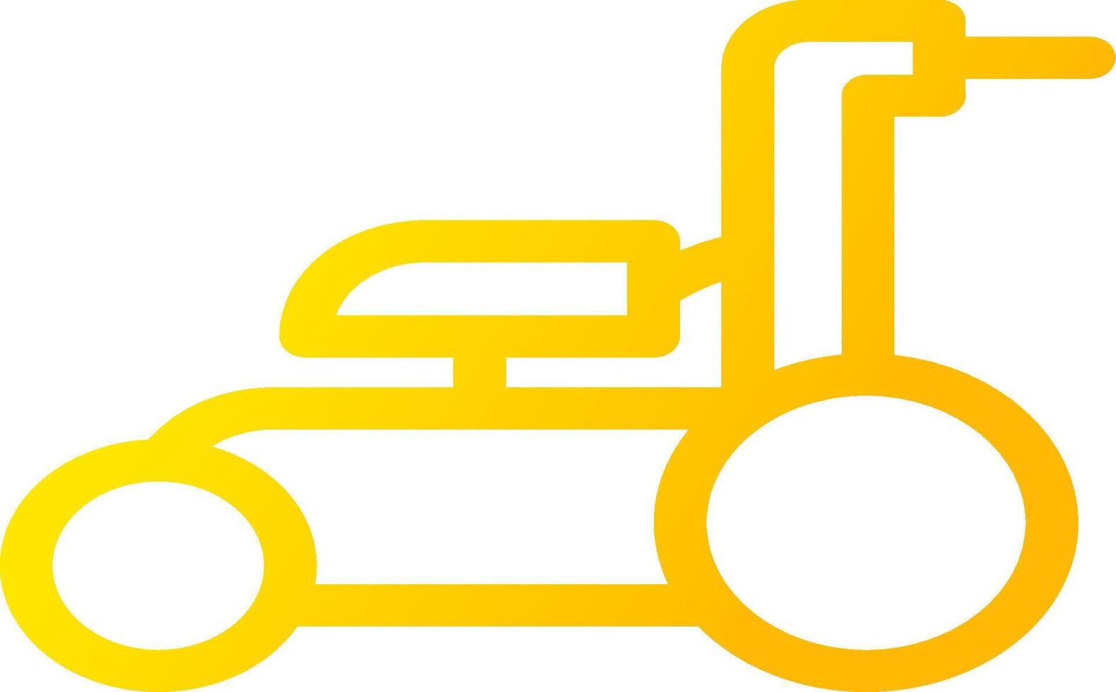 Lawnmower Creative Icon Design vector