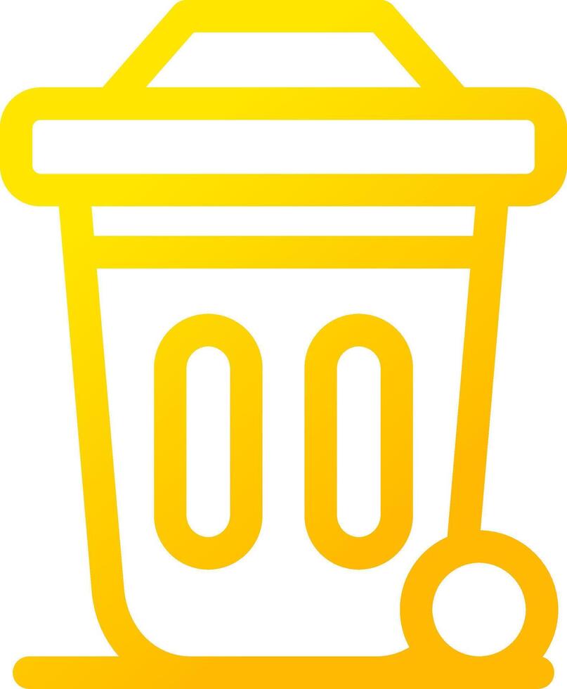 Dustbin Creative Icon Design vector