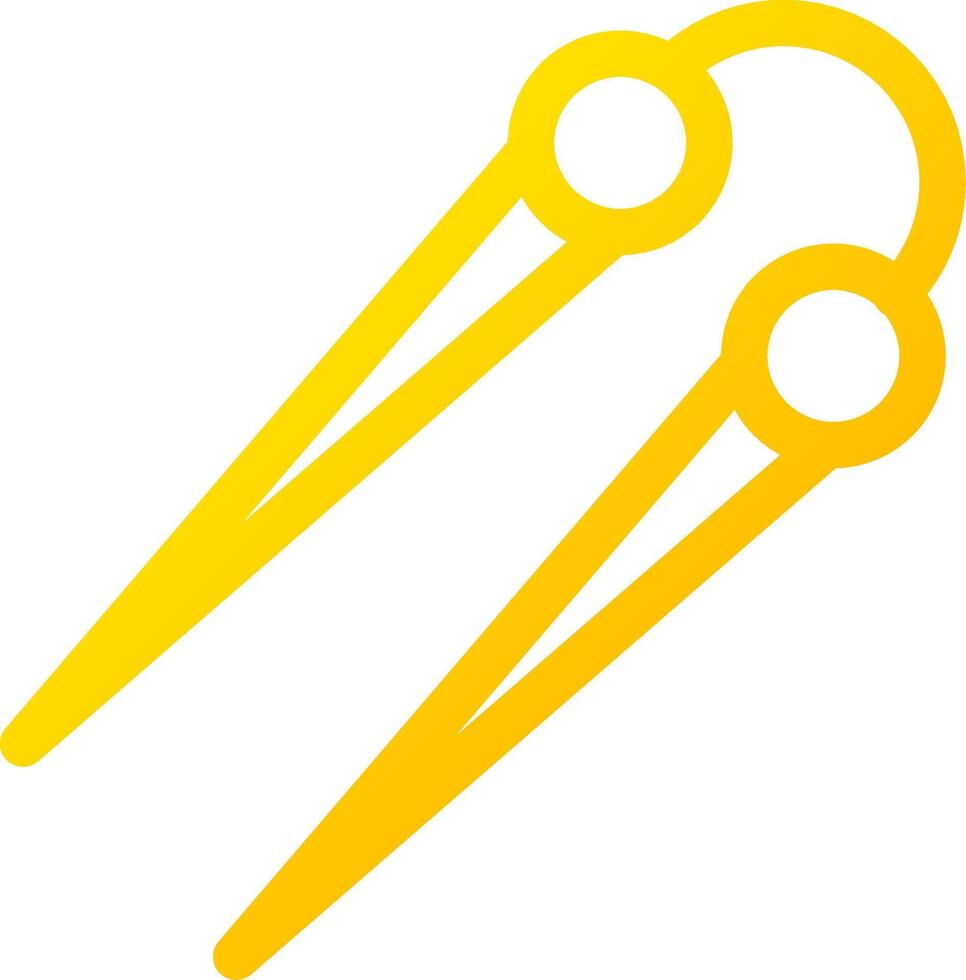 Knitting Needles Creative Icon Design vector