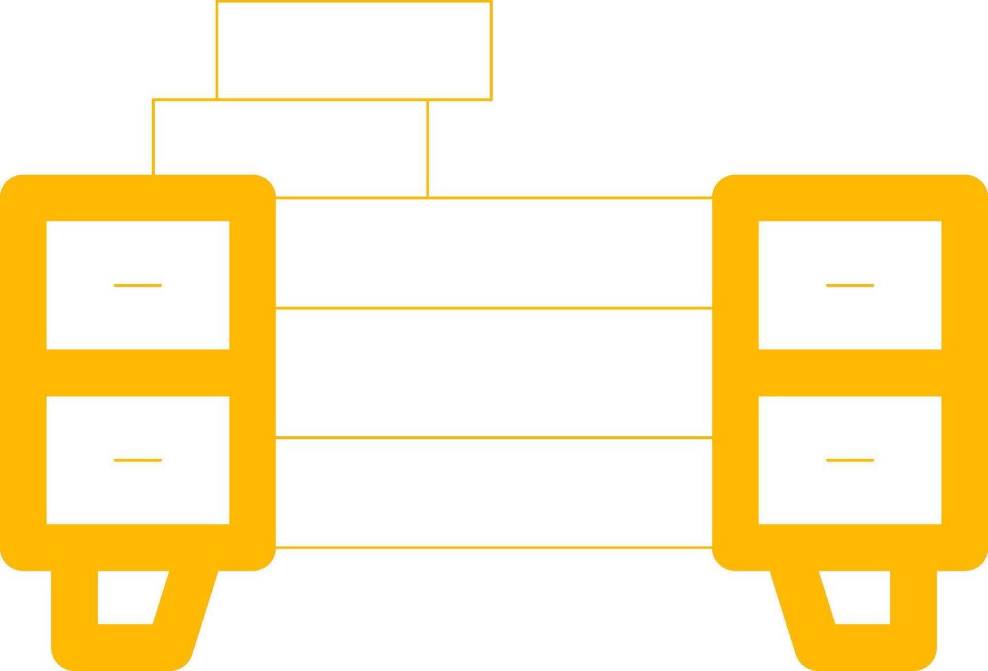 Line Yellow Gradient Design vector