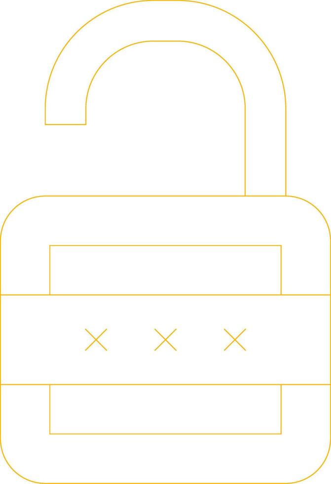 Lock Open Creative Icon Design vector