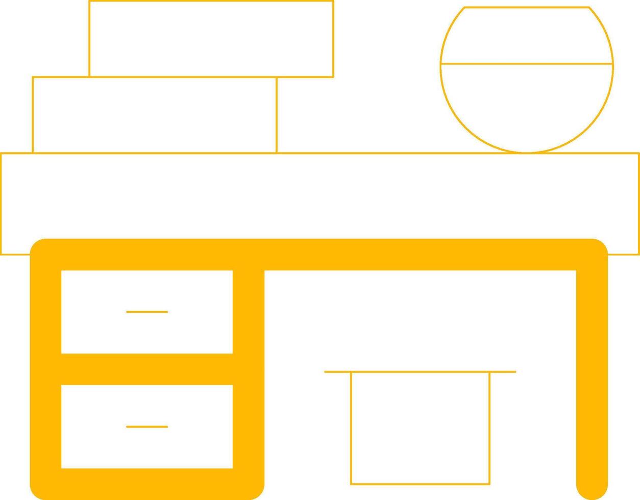 Desk Creative Icon Design vector
