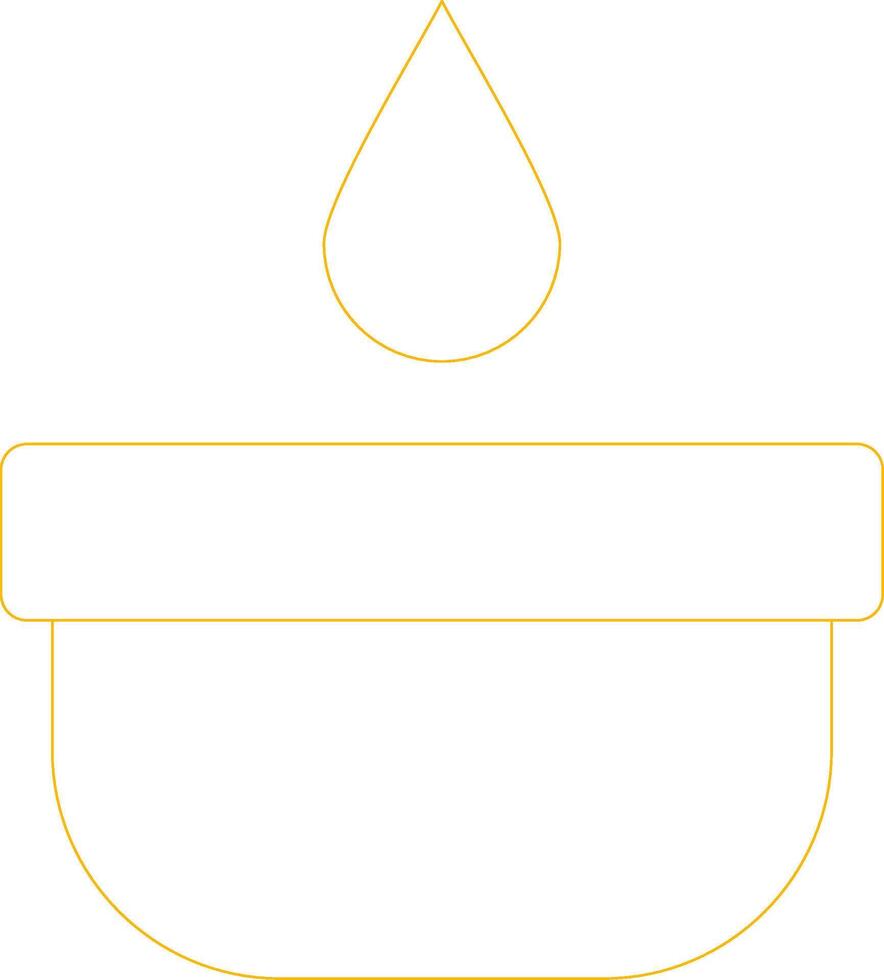 Aromatic Candle Creative Icon Design vector