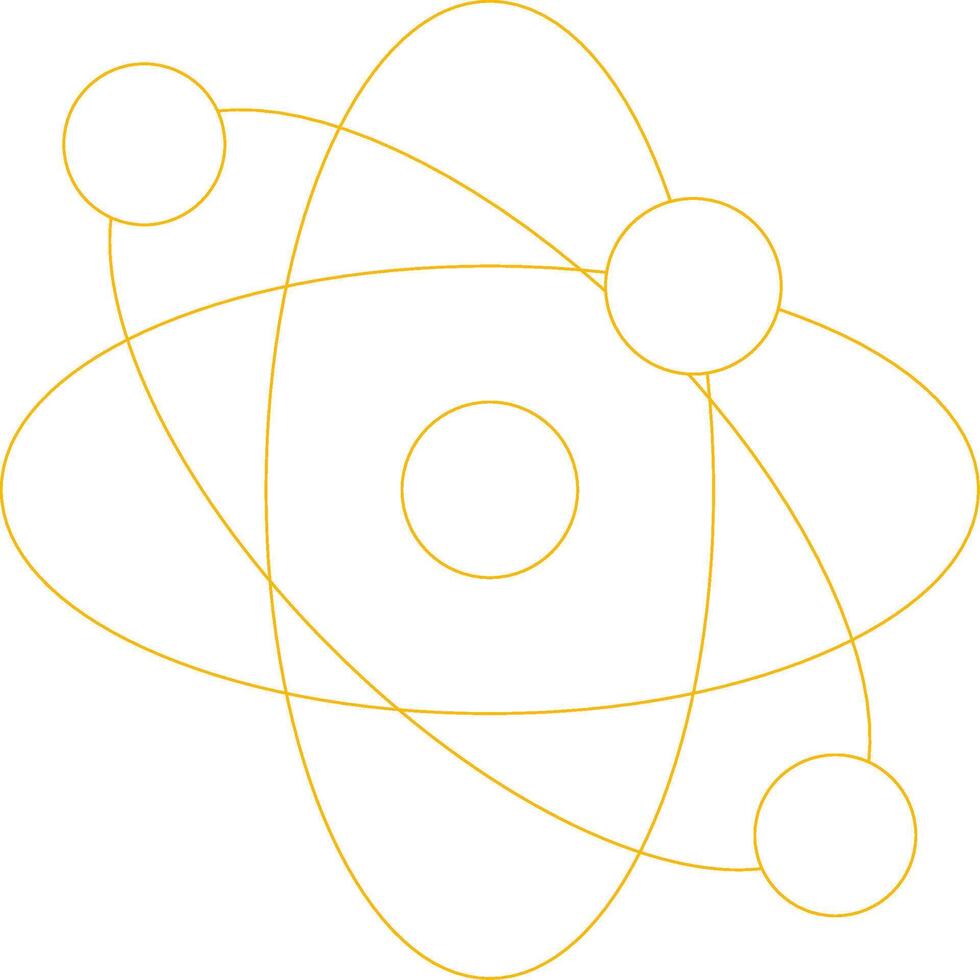 Solar System Creative Icon Design vector