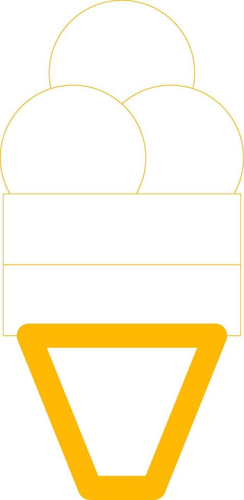 Ice Cream Creative Icon Design vector