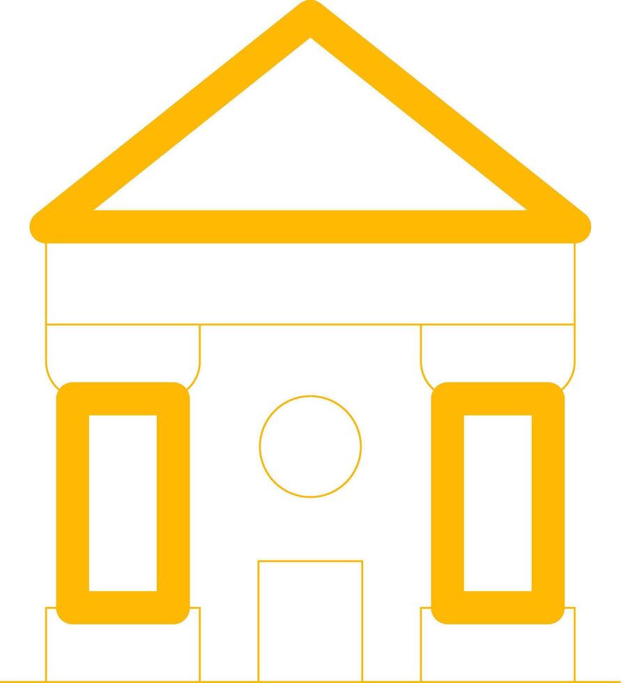 Courthouse Creative Icon Design vector