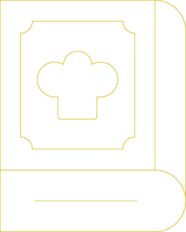 diseño de icono creativo de libro de cocina vector