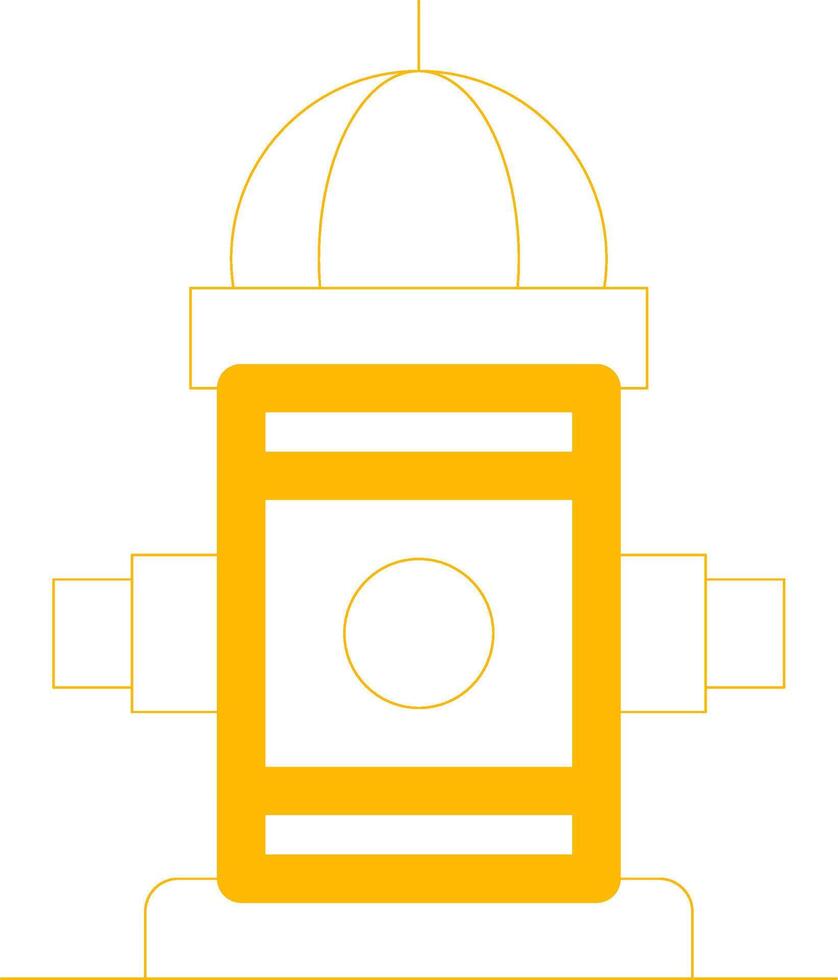 Fire Hydrant Creative Icon Design vector
