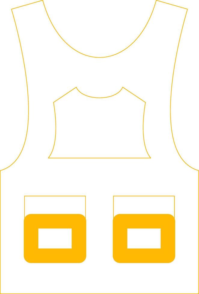 Bulletproof Vest Creative Icon Design vector