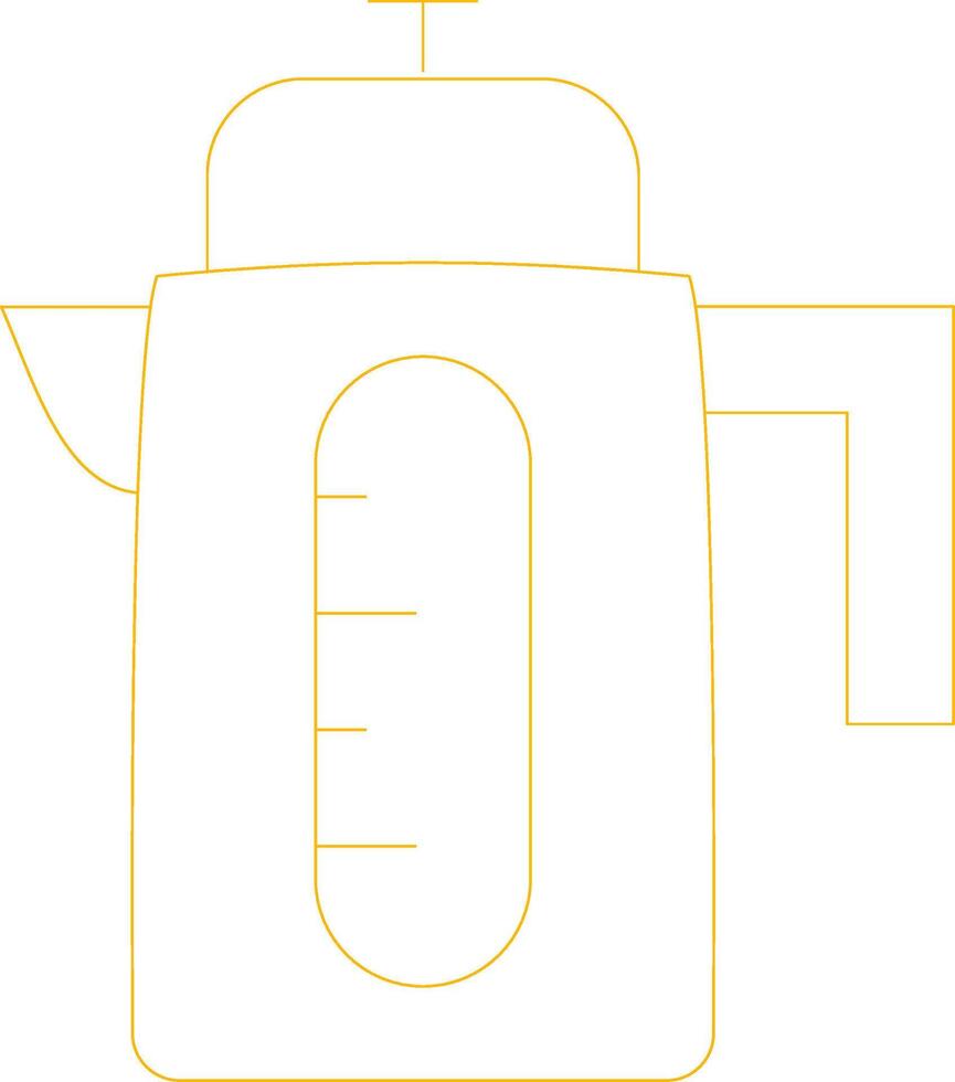 Electric Kettle Creative Icon Design vector