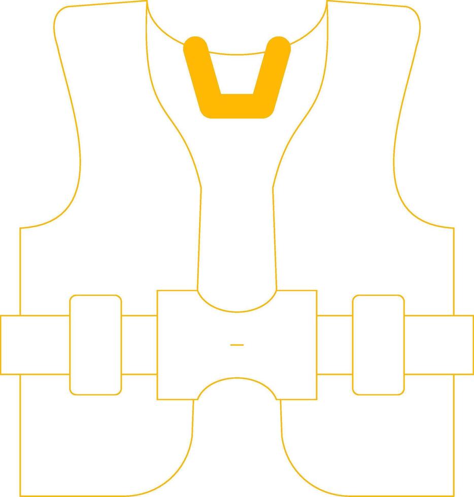 Life Jacket Creative Icon Design vector
