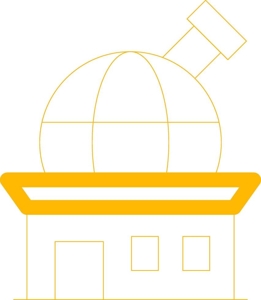 Observatory Creative Icon Design vector